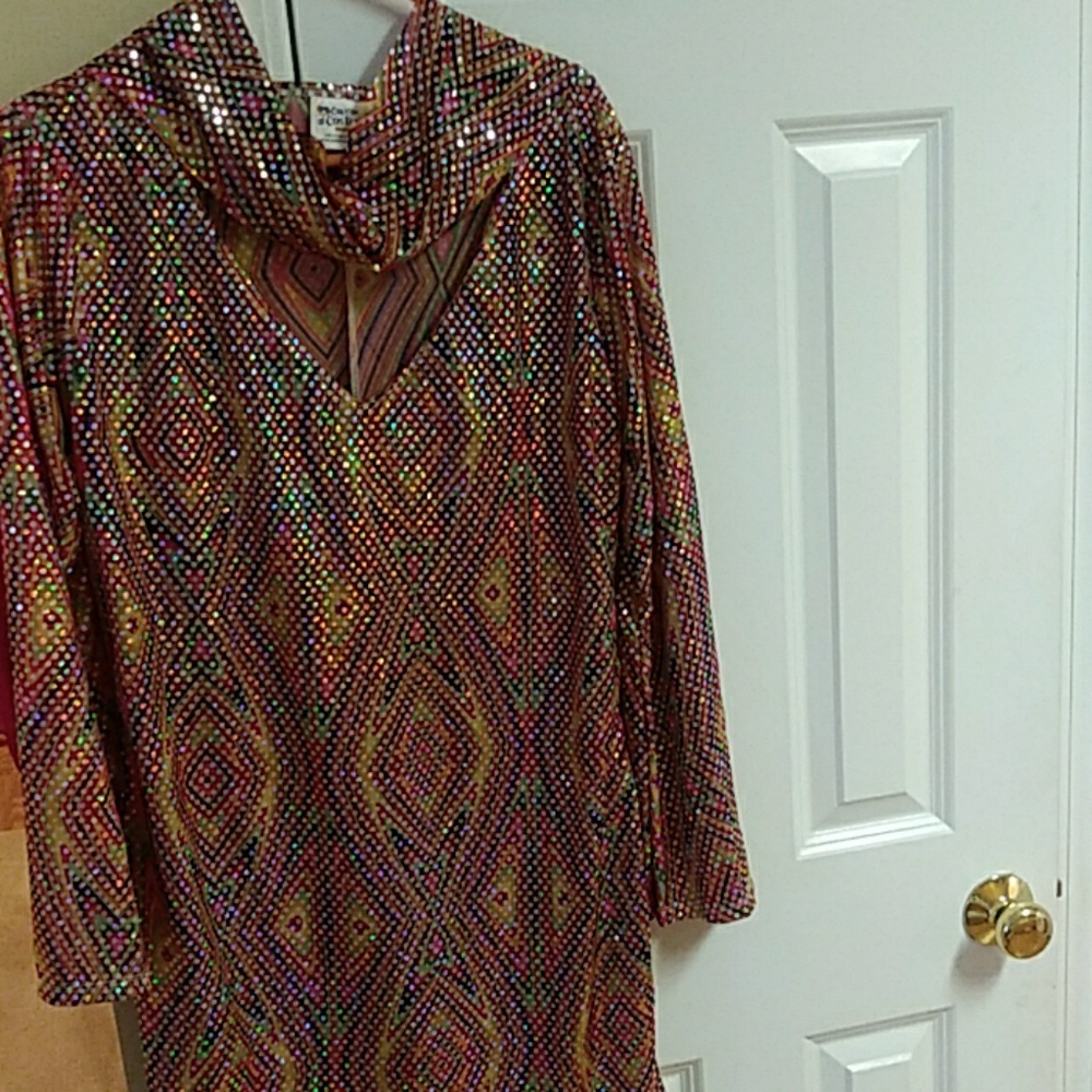 70's Sequins Party Dress